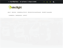 Tablet Screenshot of elecflight.com.au
